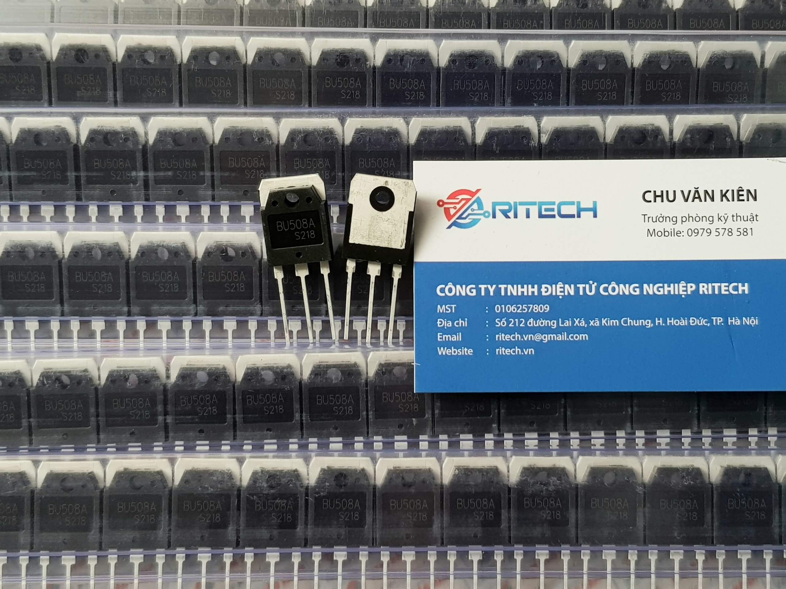 BU508A, BU508 Transistor NPN 8A 700V TO-3P - Ảnh 4