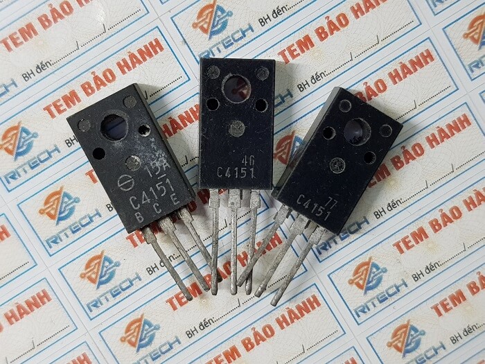 C4151, 2SC4151 Transistor NPN 60V/15A TO-220F Tháo Máy - Linh Kiện Độc