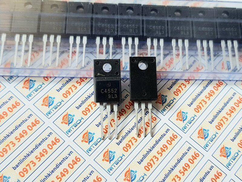 C4552, 2SC4552 Transistor NPN 15A/100V/30W TO-220F - Ảnh 2