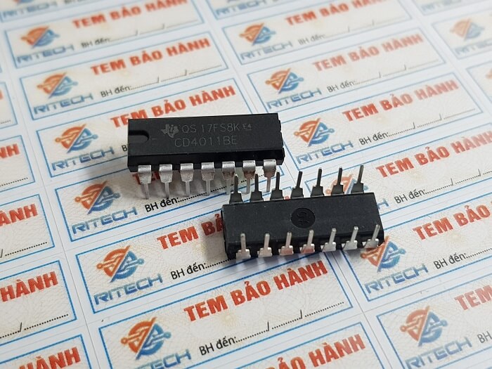 CD4011BE CD4011 IC Chuyên Dụng DIP-14 - Linh Kiện Độc