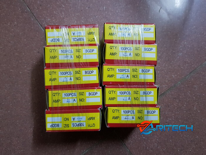 Cầu chì thủy tinh 4A 250V 5x20mm F4AL250V - Ảnh 2