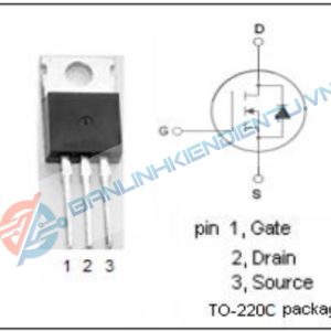 Cấu tạo và sơ đồ chân (TO-220) IRFB4227