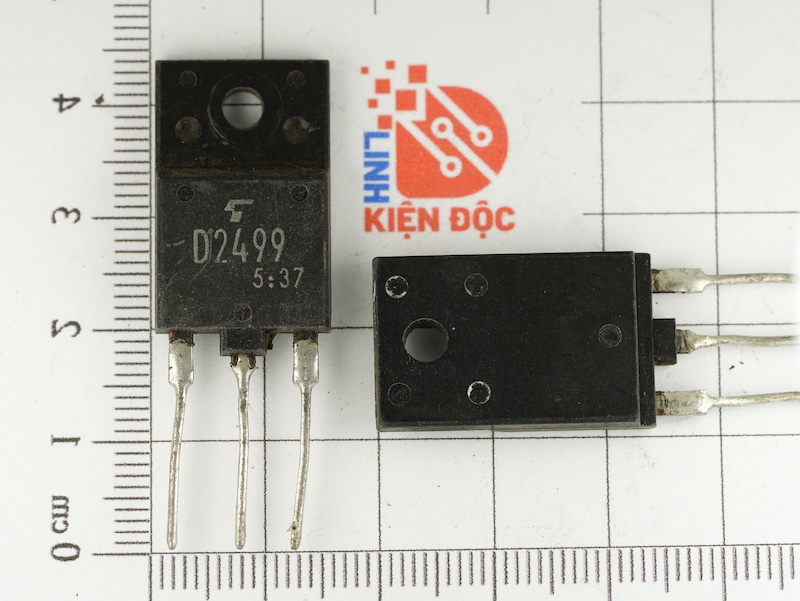 D2499, 2SD2499 Transistor NPN 6A-600V-50W TO-3P tháo máy