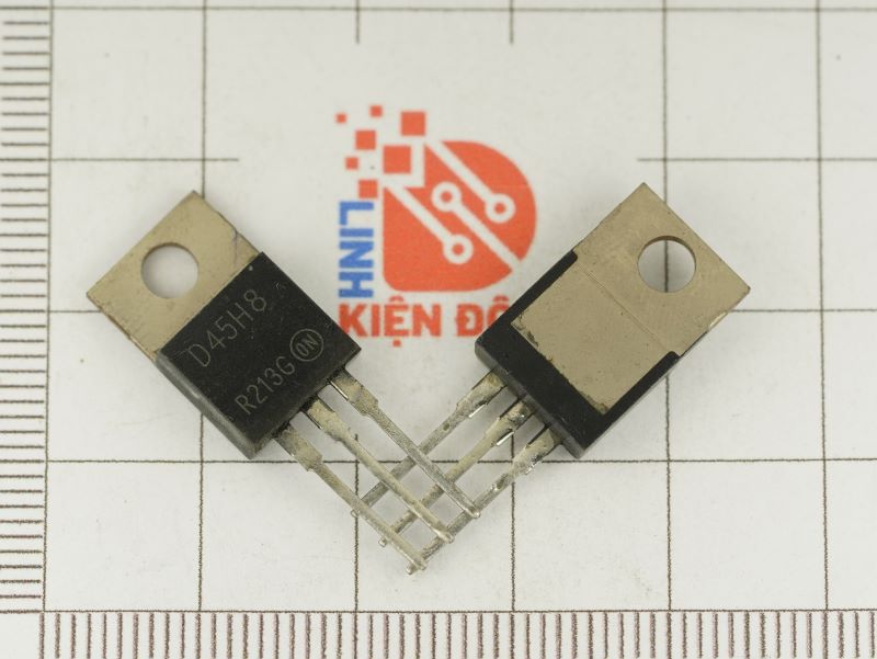 D45H8, D45 H8 Transistor PNP 10A 80V 50W TO-220 - Ảnh 3
