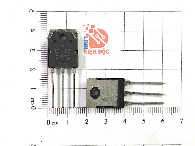 D718 2SD718 Transistor NPN 120V 8A 80W TO-3P(I) hàng mới - Linh Kiện Độc