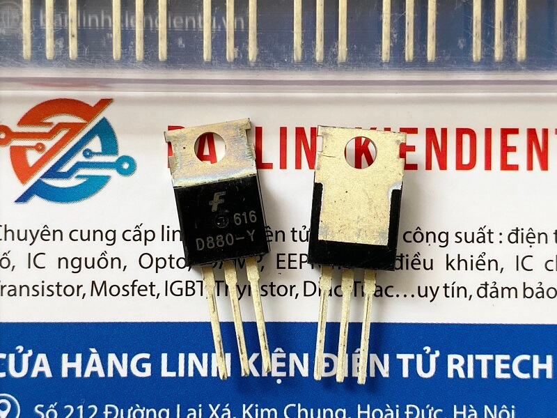 D880-Y, D880, 2SD880-Y Transistor NPN 60V/3A TO-220 - Ảnh 5