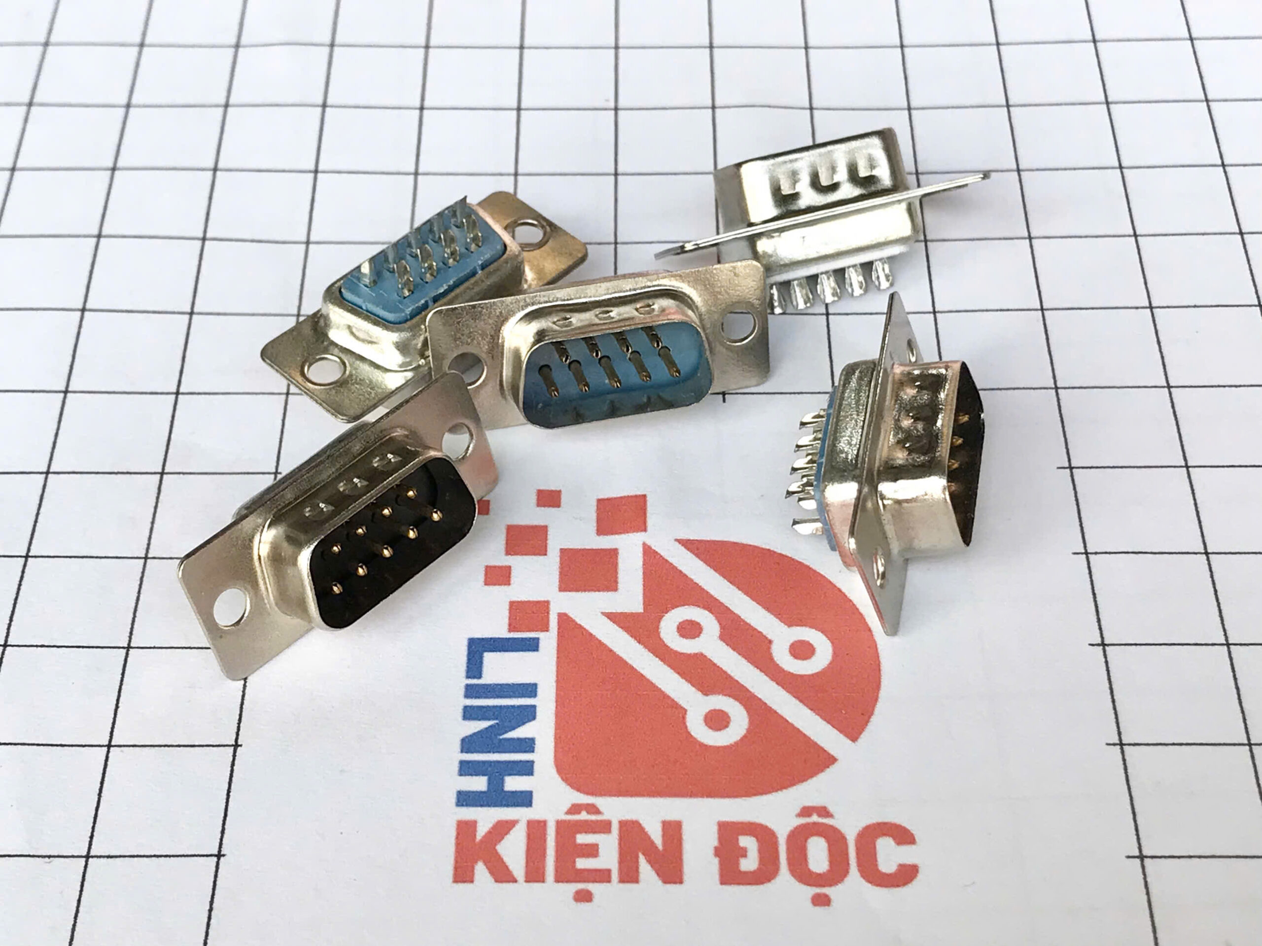 Đầu nối COM DB9 đực Male - Ảnh 2
