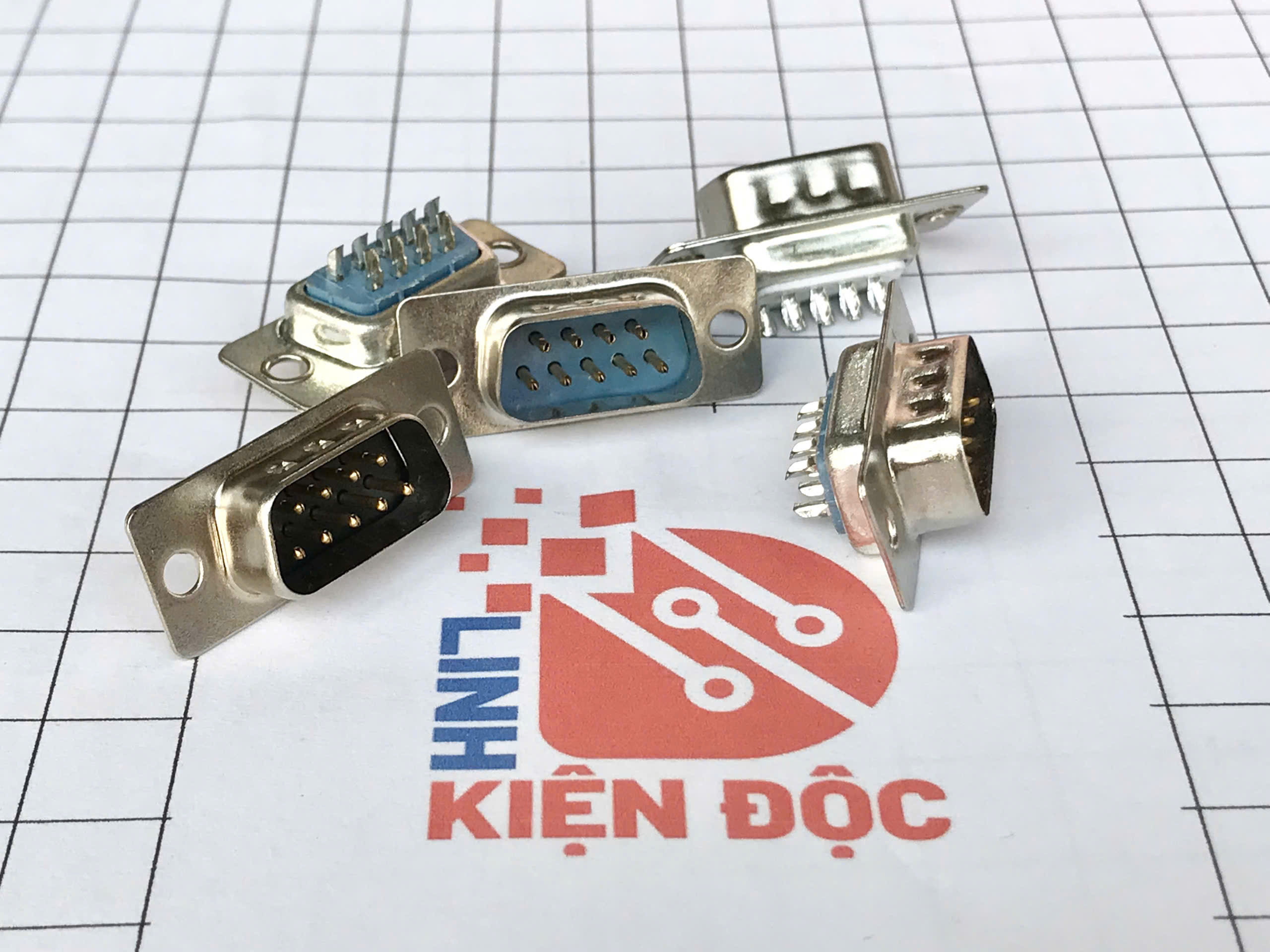 Đầu nối COM DB9 đực Male - Ảnh 3