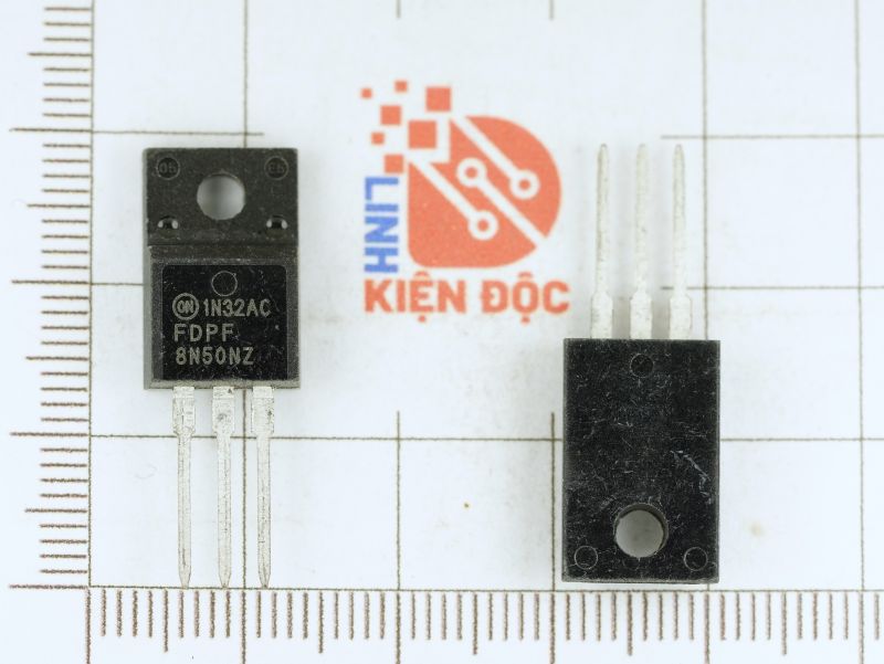 FDPF8N50NZ 8N50NZ Mosfet Kênh N 8A 500V TO-220F - Ảnh 4
