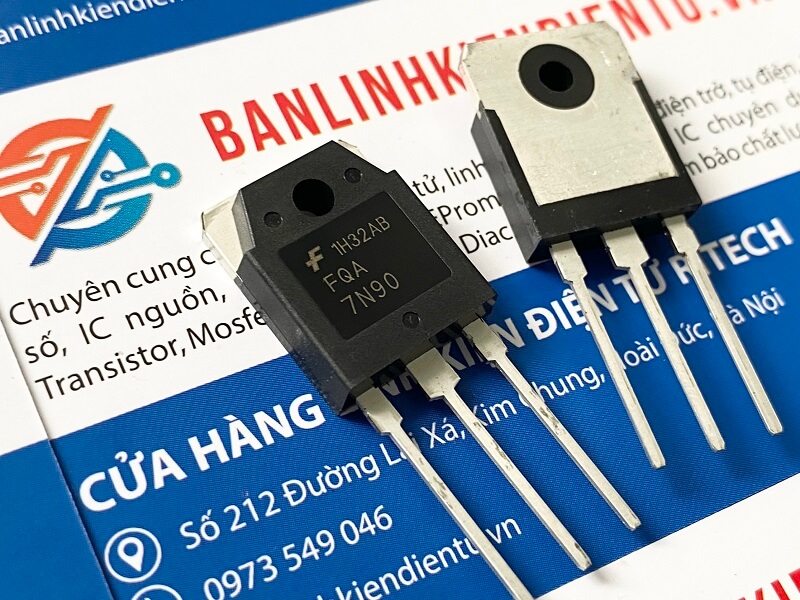 FQA7N90 Mosfet kênh N 7A 900V TO-3P - Ảnh 2