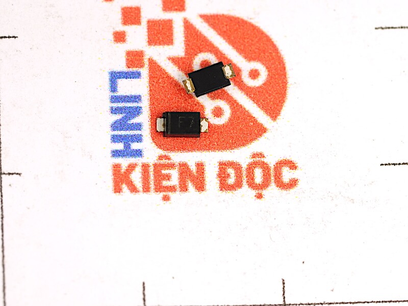 FR107 (SMD) ký hiệu F7 Diode 1A/1000V SOD123 - Ảnh 3