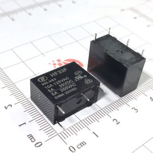 Relay HF33F 005-HS3(555) 5VDC 10A/125VAC 5A/250VAC 4 chân mới