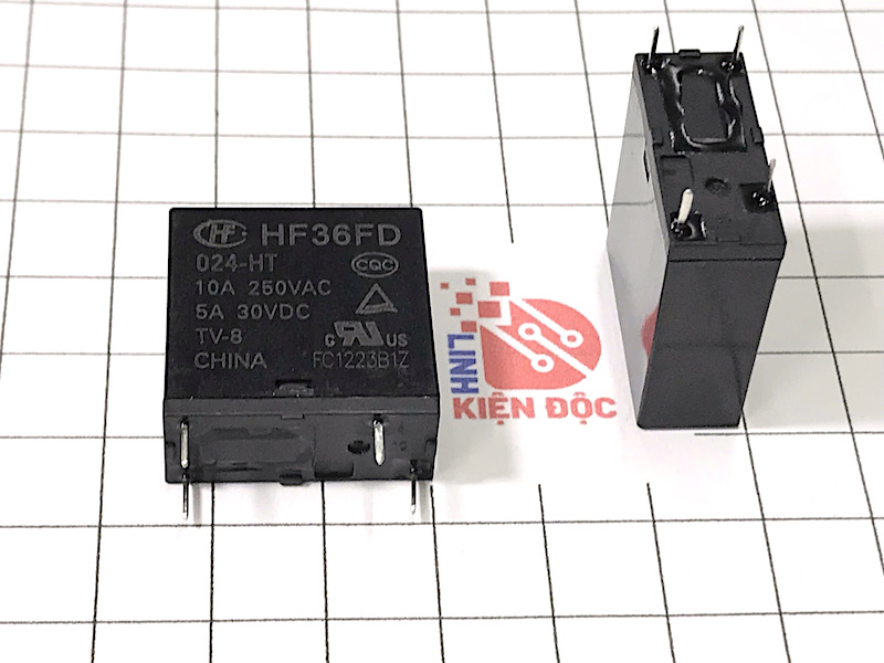 Relay HF36FD/024-HT, HF36FD 24V 5A 4 chân