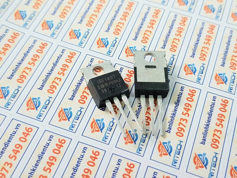 IRF1407 Mosfet N-Channel 75V 130A TO-220 - Ảnh 3