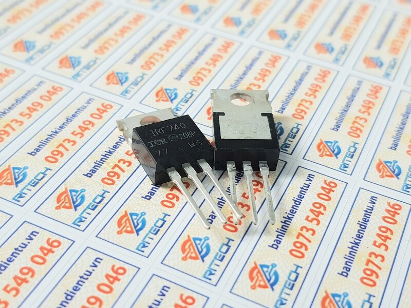 IRF740 Mosfet kênh N 10A 400V TO-220 - Ảnh 3