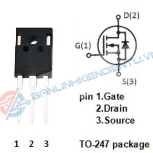 IXTH75N15 sơ đồ chân