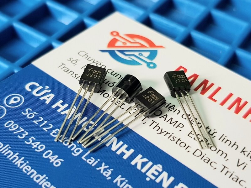 J201 JFET N-Channel Transistor 50mA/40V TO-92 - Ảnh 3