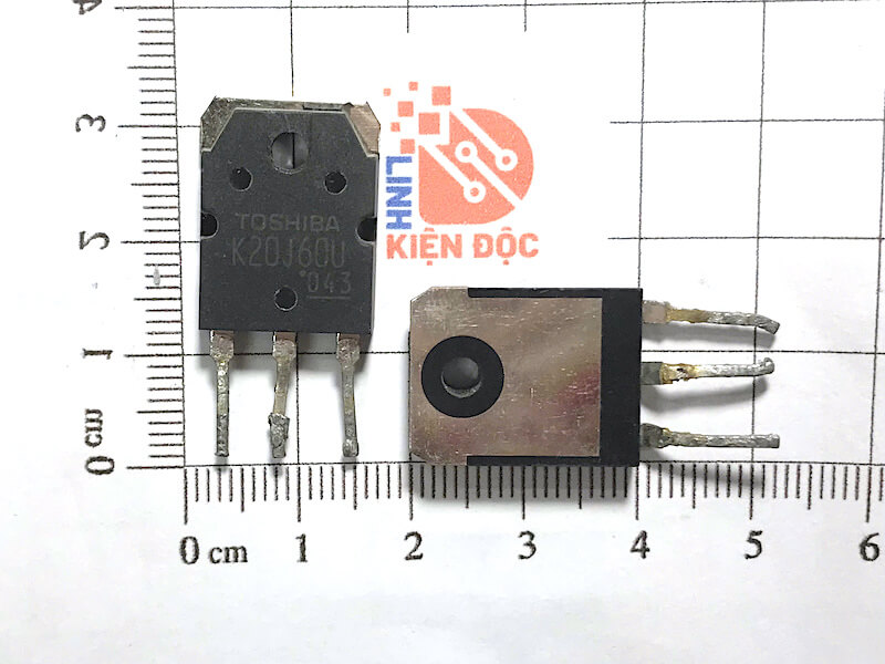 K20J60U Mosfet kênh N 20A 600V TO-3P hàng tháo máy
