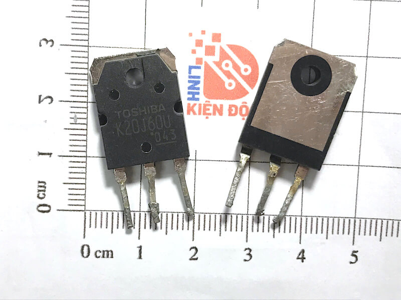 K20J60U Mosfet kênh N 20A 600V TO-3P hàng tháo máy - Ảnh 2