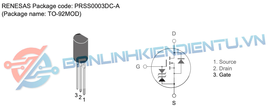 K3446 sơ đồ chân
