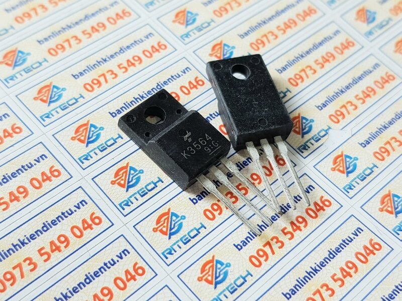 K3564 2SK3564 Mosfet Kênh N 900V 3A TO-220F - Ảnh 3
