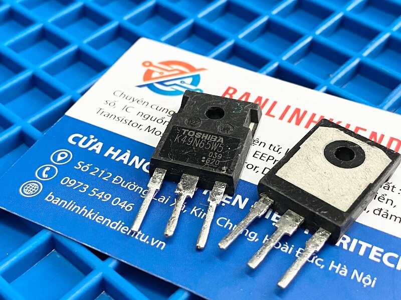 K49N65W5 TK49N65W5 Mosfet Kênh N 49A 650V TO247 (tháo máy) - Ảnh 2
