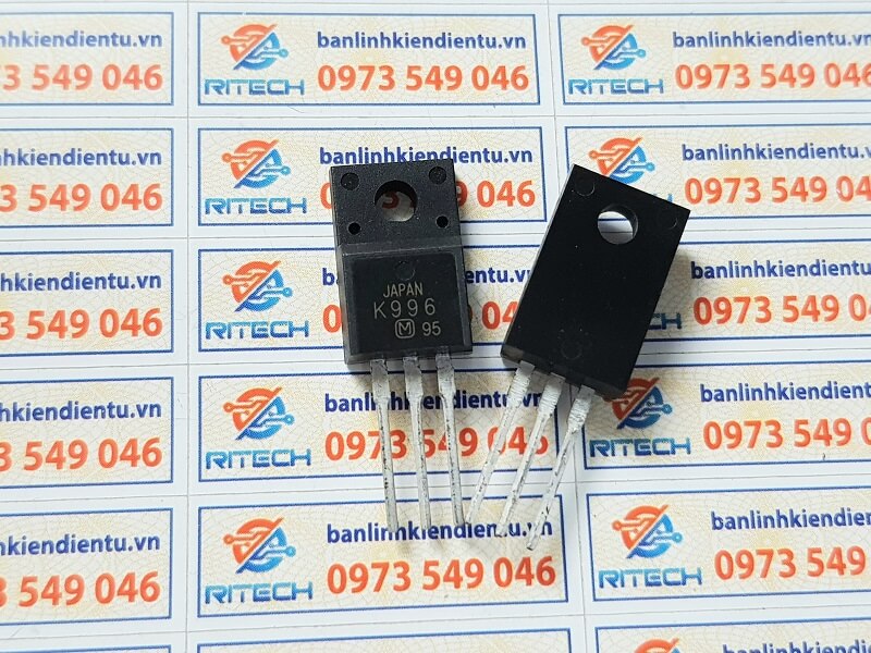 K996, 2SK996 Mosfet Kênh-N 4A/600V TO-220 - Ảnh 3