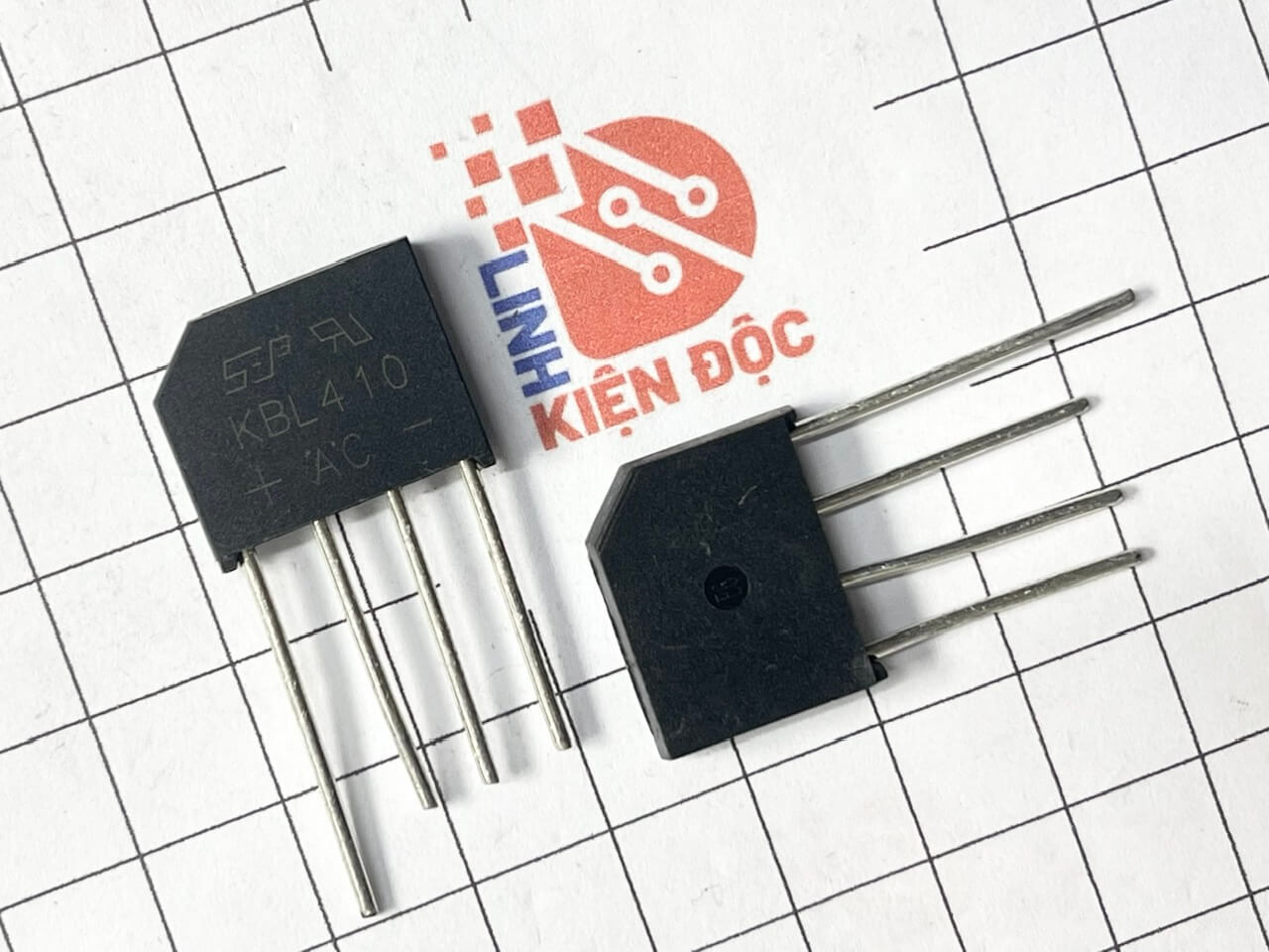 Diode Cầu KBL410 4A 1000V vuông - Ảnh 3