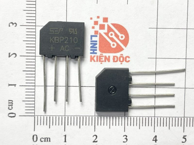 KBP210, KBP210G Diode cầu 2A 1000V - Ảnh 2