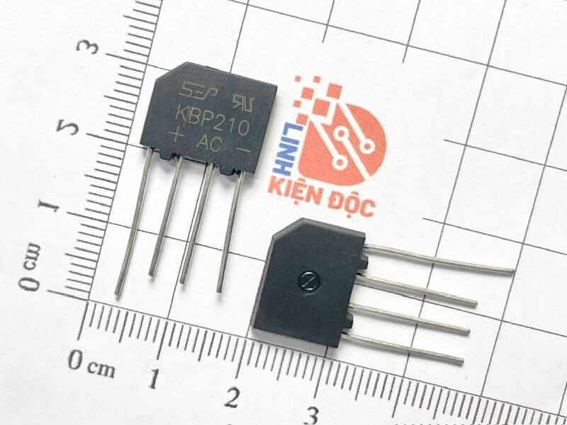KBP210, KBP210G Diode cầu 2A 1000V - Ảnh 3