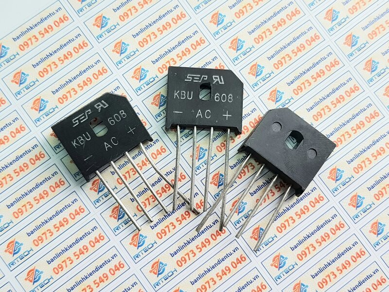 KBU608, KBU608G Diode Cầu 6A/800V - Ảnh 4