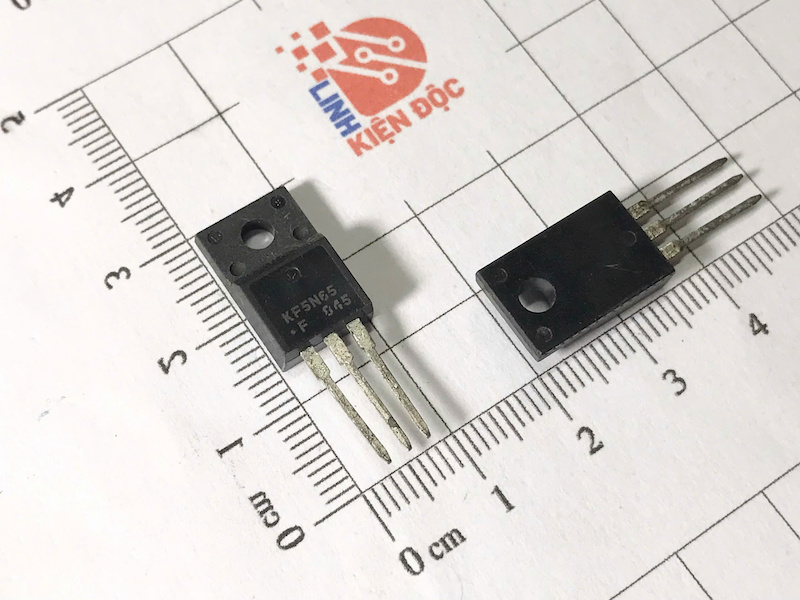 KF5N65 Mosfet kênh N 650V/10A TO-220 THÁO MÁY - Ảnh 3