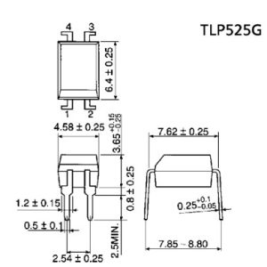 KÍCH THƯỚC TLP525G