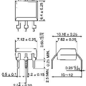 KÍCH THƯỚC TLP747JF