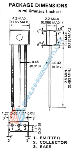 C2785 2SC2785 Transistor NPN 0.1A 50V TO92 - Linh Kiện Độc