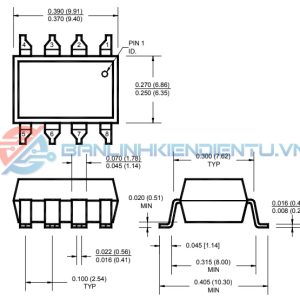 Kích thước 6N139 sop8