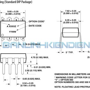 Kích thước A3120 dip8