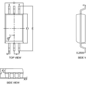 Kích thước IC NSI6801CD