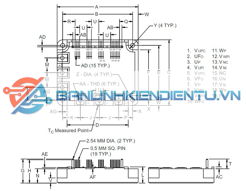 Kích thước PM50CSD060.1