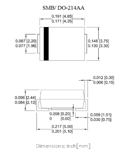 SMBJ13A Diode TVS kí hiệu LG 13V DO-214AA - Ảnh 6