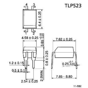 Kich thước TLP523-1