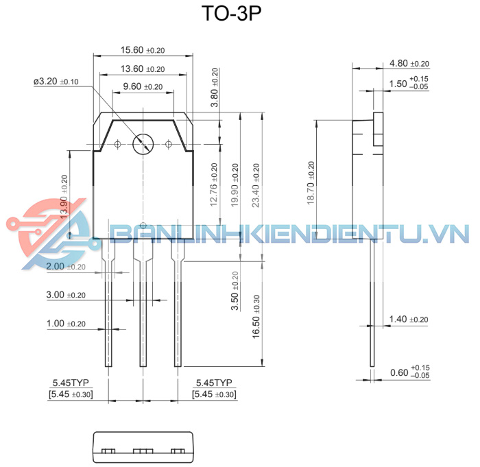 Kích thước TO-3P