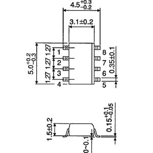 Kích thước chân IC 7W00F