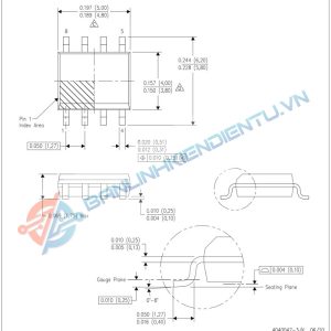 Kích thước của Mosfet kép F7341_