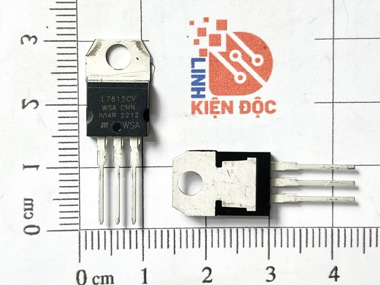 L7815CV, L7815, 7815 IC ổn áp nguồn 15V 1.5A TO-220 - Ảnh 2