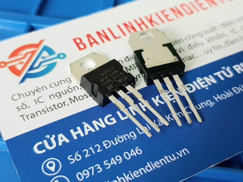 L7905CV, L7905, 7905 TO-220 IC nguồn ổn áp -5V - Ảnh 2