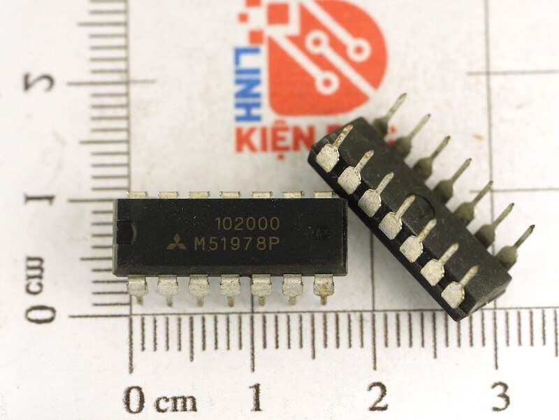 M51978P M51978 IC chuyên dụng DIP-14 - Ảnh 2