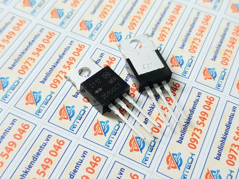 MBR20100CT, MBR20100CTG Diode 20A/100V TO-220 - Ảnh 7