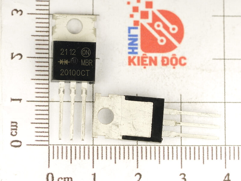 MBR20100CT, MBR20100CTG Diode 20A/100V TO-220