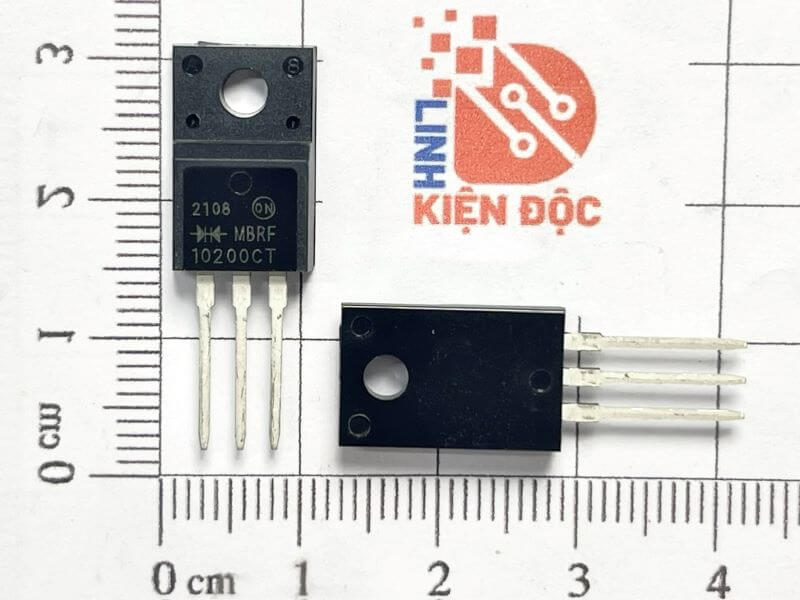 MBRF10200CT Diode Schottky 10A 200V TO-220 hãng ON - Ảnh 2